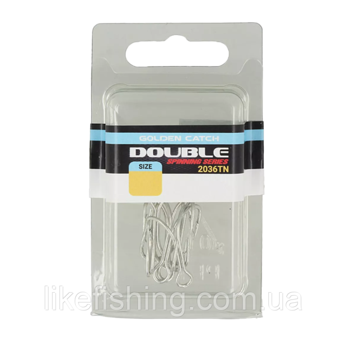 Крючок двойник №1 (6шт) GC 2036TN