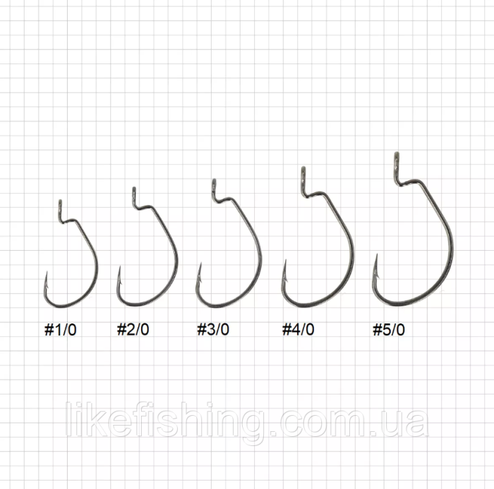 Крючок №3/0 (4шт) GC Offset Dekappari 4093BN