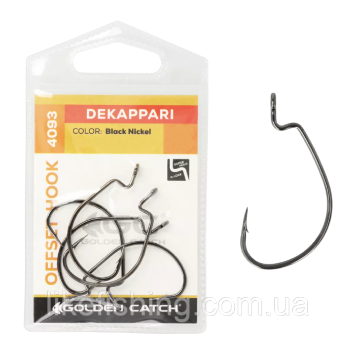 Крючок №3/0 (4шт) GC Offset Dekappari 4093BN