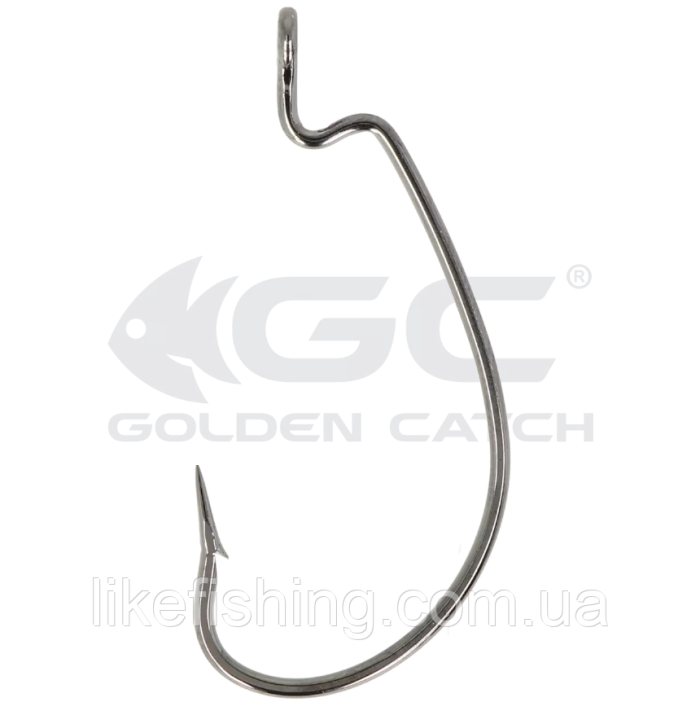 Крючок №2/0 (4шт) GC Offset Skinny Rip 4078BN