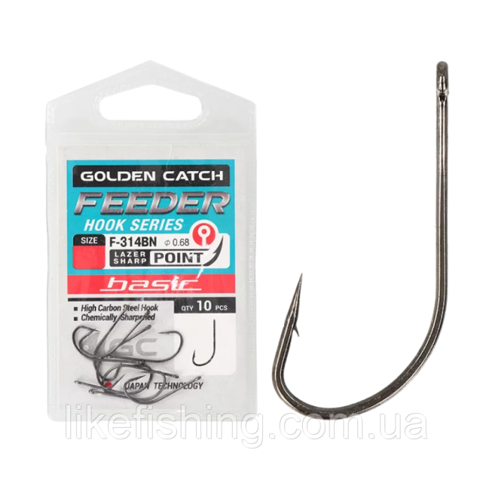 Крючок №10 (10шт) GC Feeder Basic F-314BN