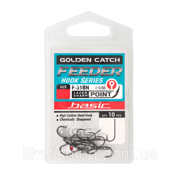 Крючок №4 (10шт) GC Feeder Basic F-31BN