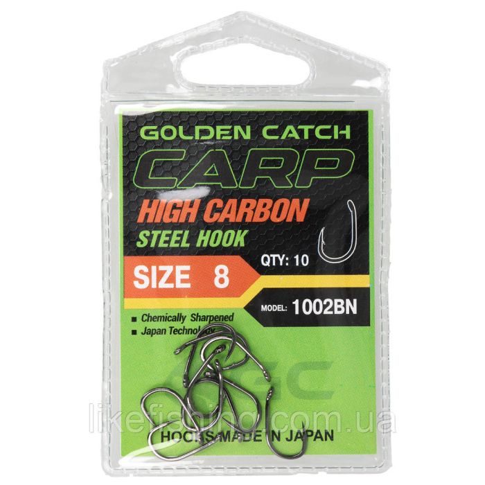 Крючки Golden Catch Carp 1002BN №6