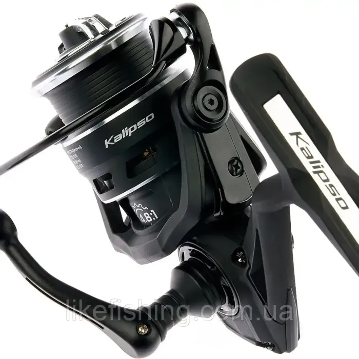 Катушка спиннинговая 1000S Kalipso Black Rock 6+1ВВ