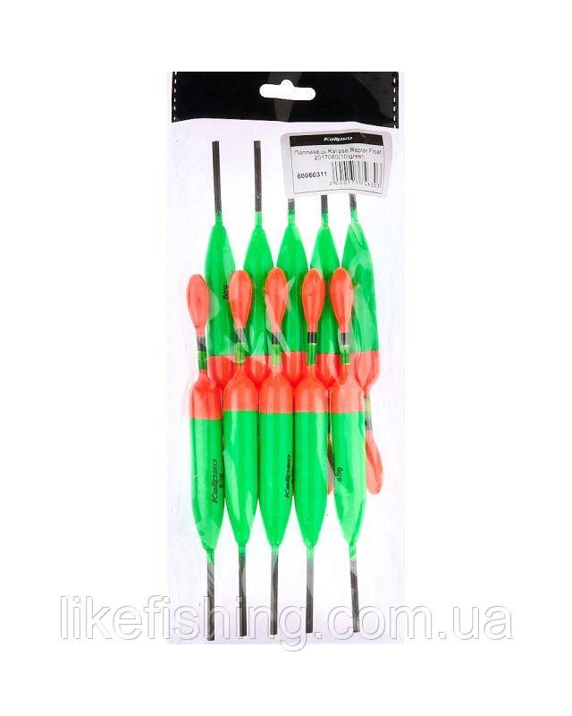 Поплавець Kalipso Raptor Float 2017060 (10шт) green 6.0г