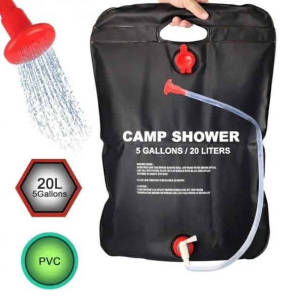 Душ похідний туристичний підвісний 20 літрів Camp Shower