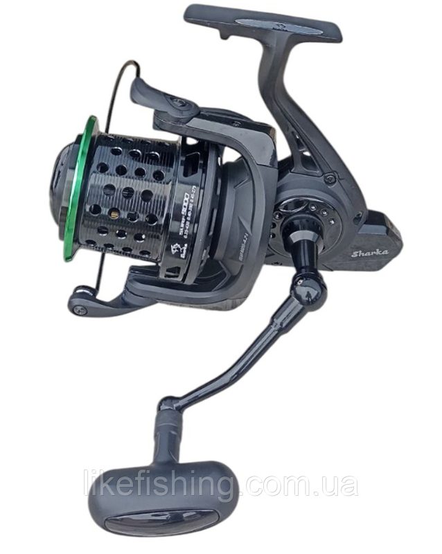 Катушка 9000 Surf Sharka 9+1BB быстрый фрикцион, две шпули