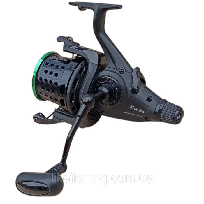 Катушка карповая ID10000 Sharka 10+1BB байтраннер, две шпули