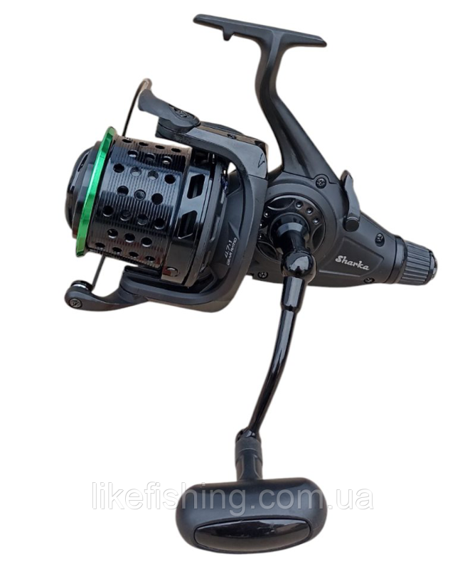 Катушка карповая ID10000 Sharka 10+1BB байтраннер, две шпули
