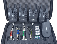 Набір 2в1 сигналізатори клювання + свінгери електронні Shark Антизворот TLI-28(4+1)