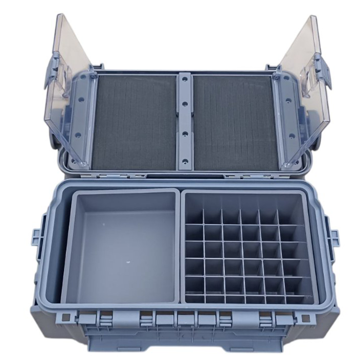 Ящик Multi Box Kaida для спиннинговой ловли с держателями удилищ - рыболовный ящик