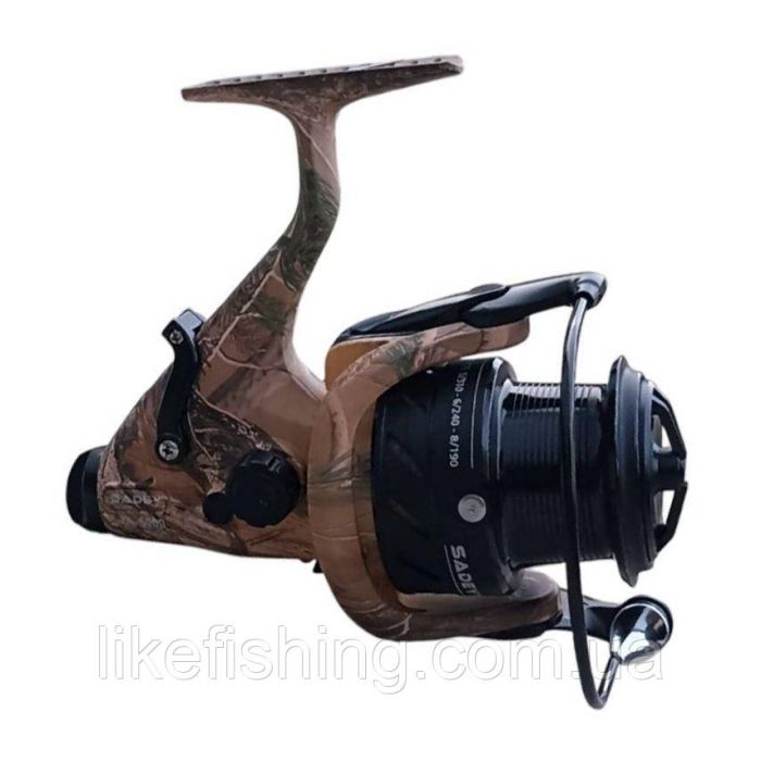 Катушка карповая TA 5000 Camo Sadey 9+1BB байтраннер, две шпули
