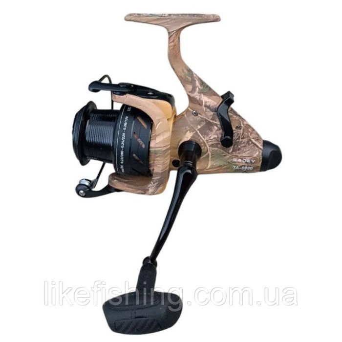 Катушка карповая TA 5000 Camo Sadey 9+1BB байтраннер, две шпули