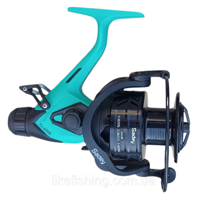 Катушка карповая TJ 6000 Sadey 9+1BB байтраннер, две шпули