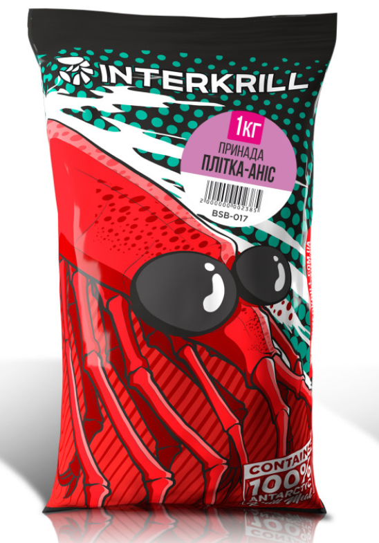 Підгодовування INTERKRILL Плотва-Аніс 1кг