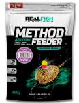 Підгодовування Realfish Метод Фідер Кальмар-Журавлина 800 г