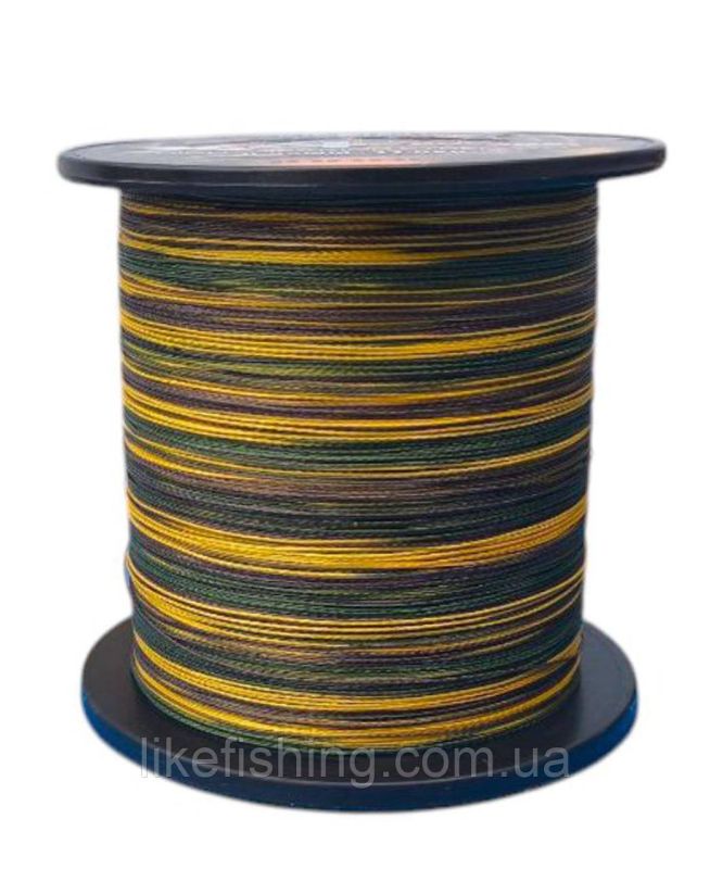 Шнур рыболовный 0.18 мм 1000 м 14.6 кг Hero X4 Feima 3 Colors