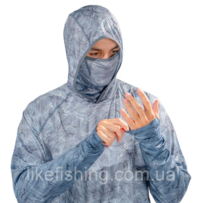 Джерси с капюшоном GC Vortex Air Hoodie Sun Shirt Grey S