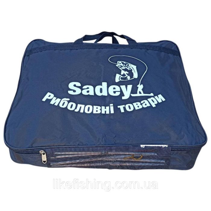 Садок 3 метра карповый прорезиненный в чехле Sadey черный