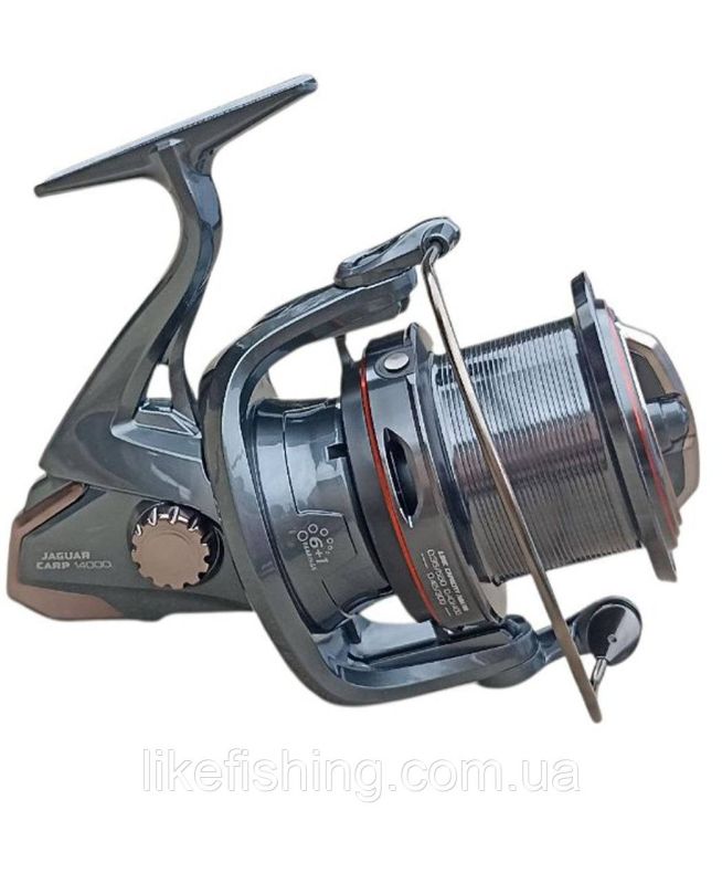 Катушка карповая 14000 Jaguar Carp Aifeima 6+1ВВ быстрый фрикцион