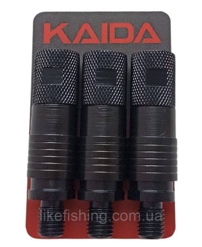 Быстросъемники для сигнализаторов 3 шт Kaida черные