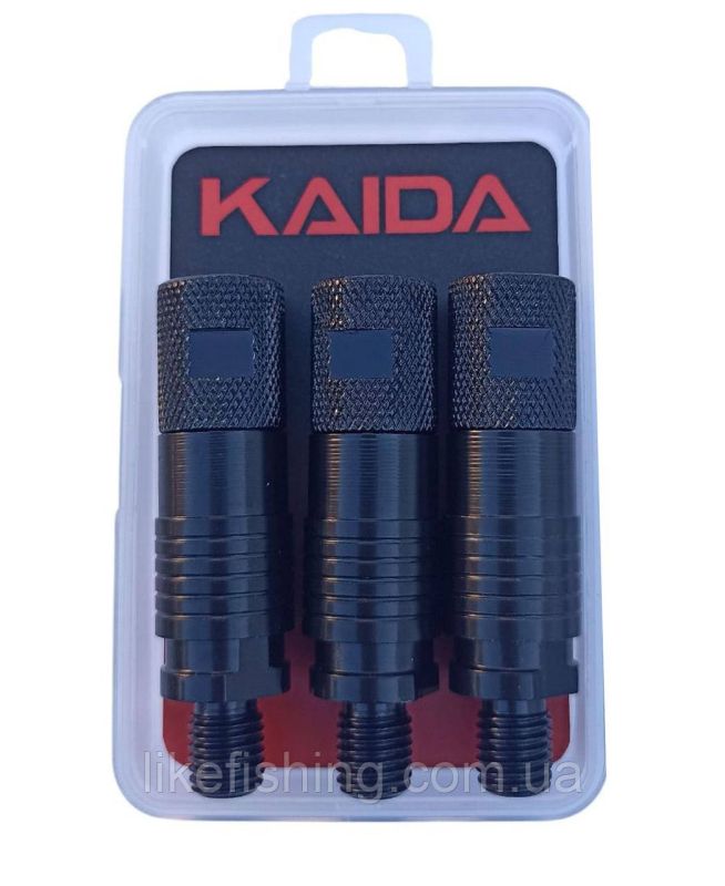 Быстросъемники для сигнализаторов 3 шт Kaida черные