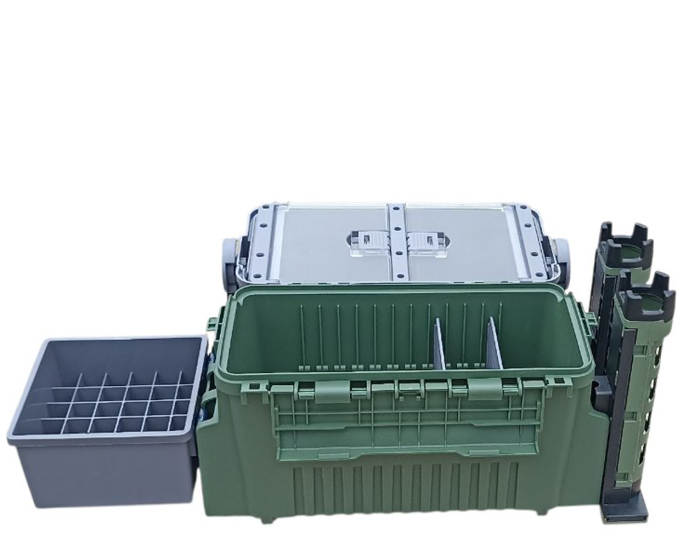 Ящик Multi Box Kaida для спінінгового лову з тримачами вудлищ