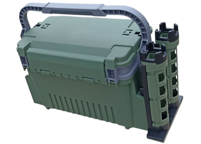 Ящик Multi Box Kaida для спінінгового лову з тримачами вудлищ
