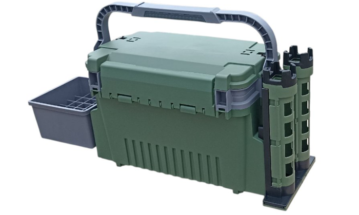 Ящик Multi Box Kaida для спінінгового лову з тримачами вудлищ