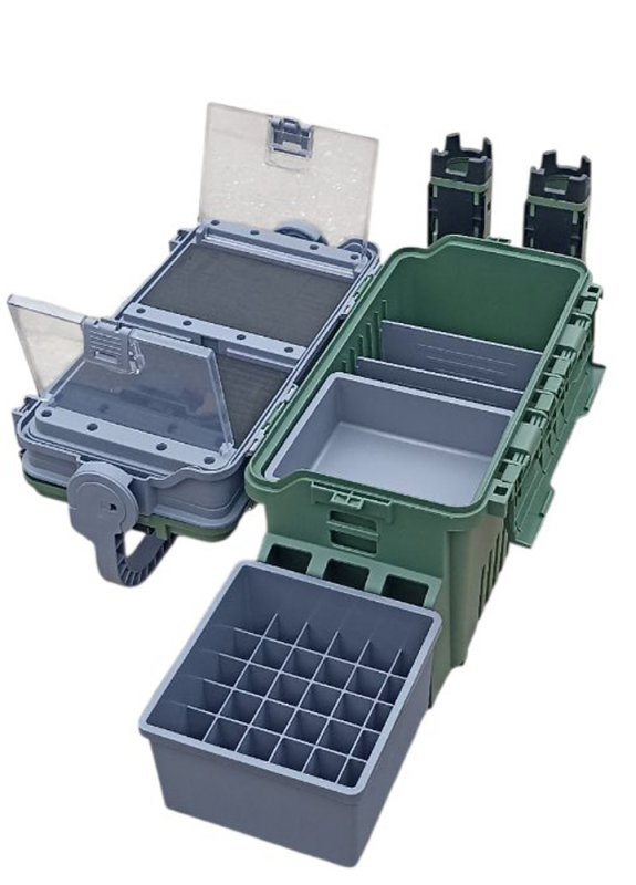 Ящик Multi Box Kaida для спінінгового лову з тримачами вудлищ
