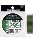 Шнур 100m 1.2PE 0.16мм 7.7кг Kalipso Skiller Feeder X4 Moss Green