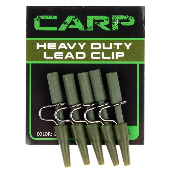 Безопасная клипса Kalipso Heavy Duty Lead Clip 5шт green