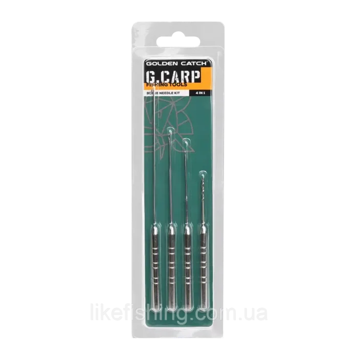 Набор рыболовных иголок GC G.Carp Boilie Needle Kit 4в1