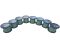 Шнур 0.10 мм 1000 м 8 кг Mifine PE X4 Fine Braid Nihonto Green