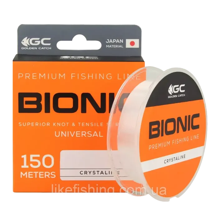 Леска GC Bionic Universal Line 150м Crystaline 0.26мм