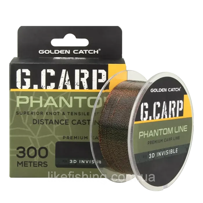 Леска GC G.Carp Phantom Line 300м 3D Invisible 0.26мм