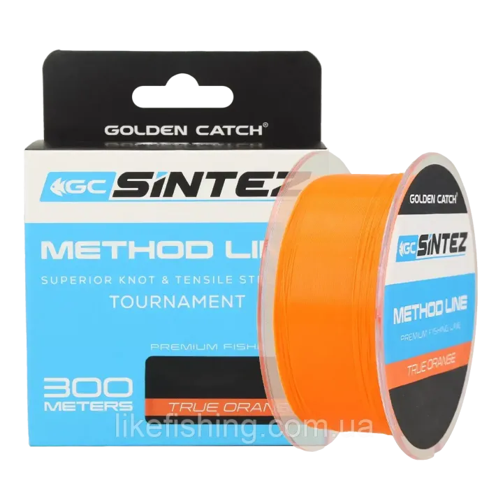 Леска GC Sintez Method Line 300м True Orange 0.26мм