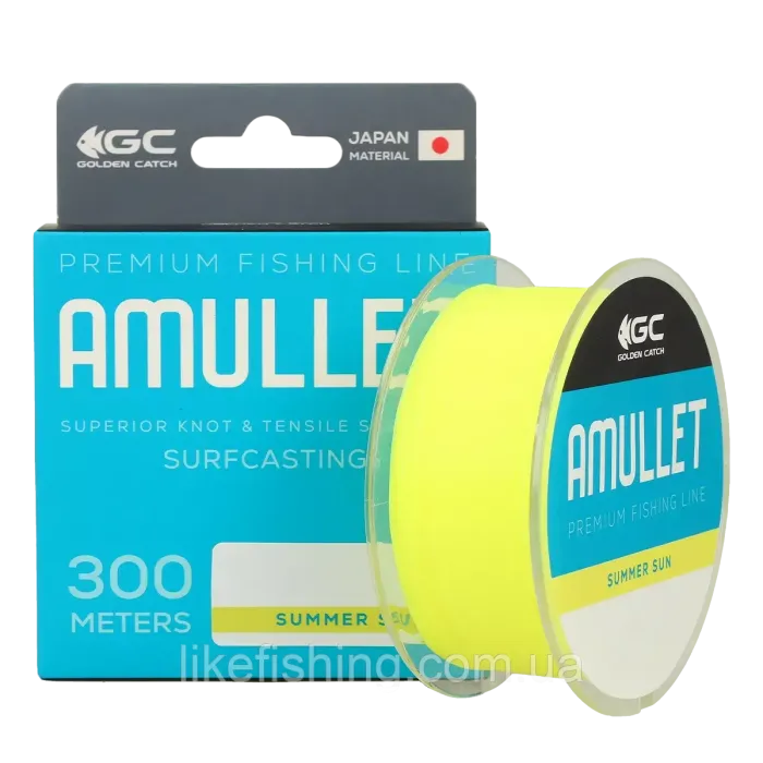 Леска GC Amullet Surf Line 300м Summer Sun 0.32мм