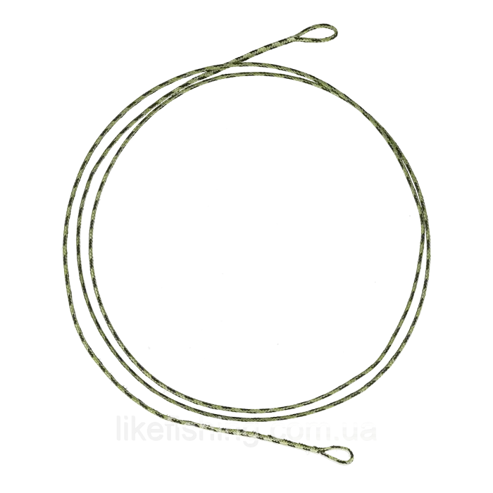 Оснастка карповая GC G.Carp Double Looped Leadcore 75см 50lb 3шт Caмo Green