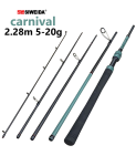 Спиннинг 2.28 м 5-20 г Carnival Travel Siweida