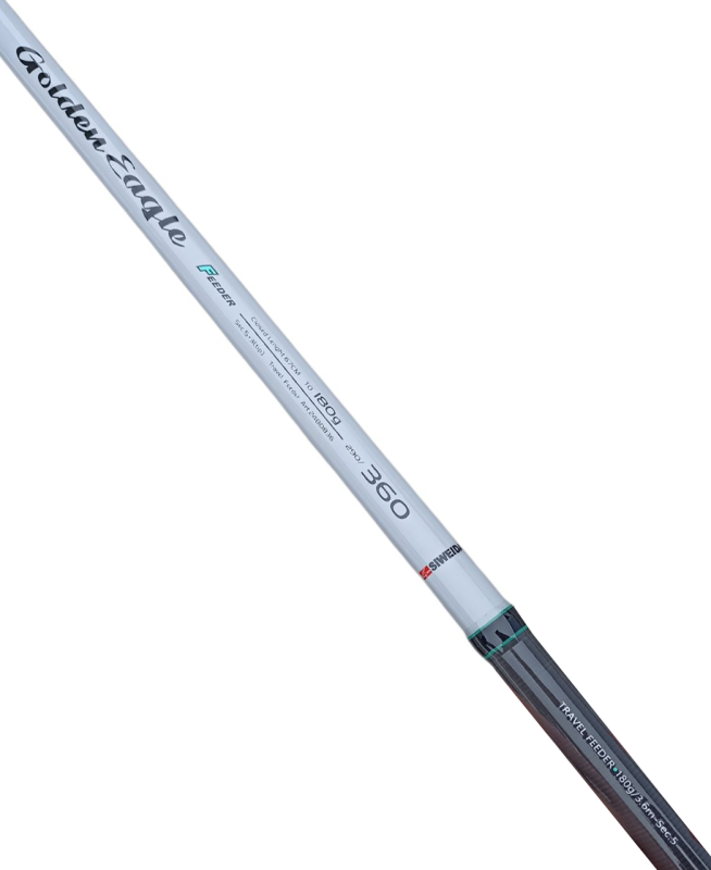 Фидерное удилище 2.9 м - 3.6 м тест до 150 г Golden Eagle Travel Siweida в чехле