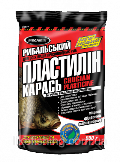 Рибальський пластилін карась Megamix 900 г