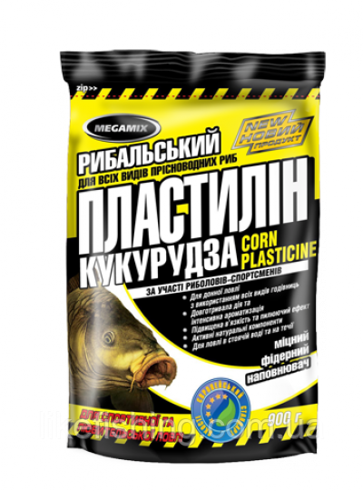 Рыболовный пластилин кукуруза Megamix 500 г
