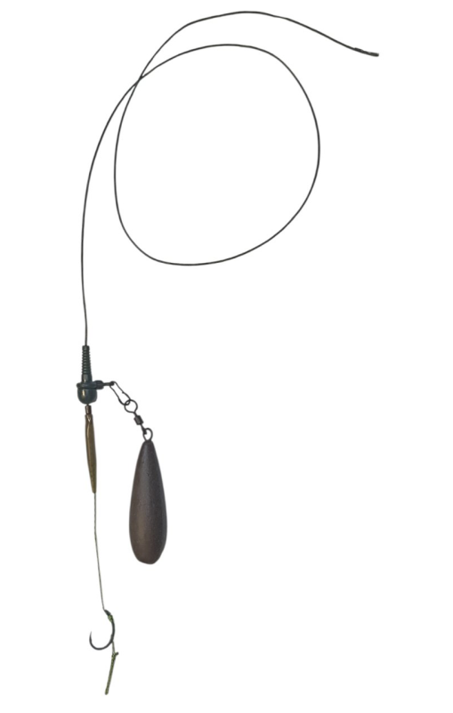 Готова бойлова снасть короповий монтаж Ковзаючий 80 г