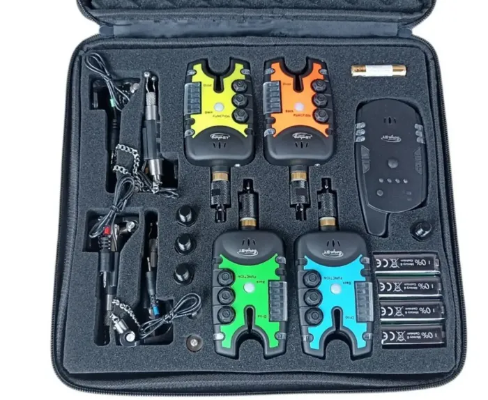 Набір 3в1 сигналізатори клювання + свінгери електронні + швидкознімачі Boya By Антизлодій JY-27B-SWK