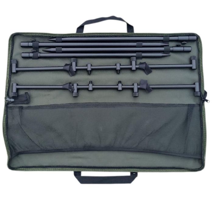 Стійки з буз барами на 4 вудлища Boya By чорні в чохлі