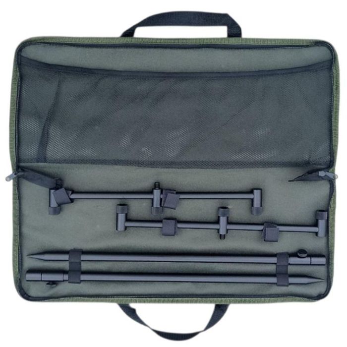 Стійки з буз барами на 3 вудлища Boya By чорні в чохлі