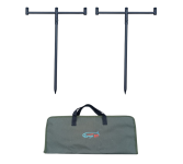 Стійки з буз барами на 3 вудлища Boya By чорні в чохлі