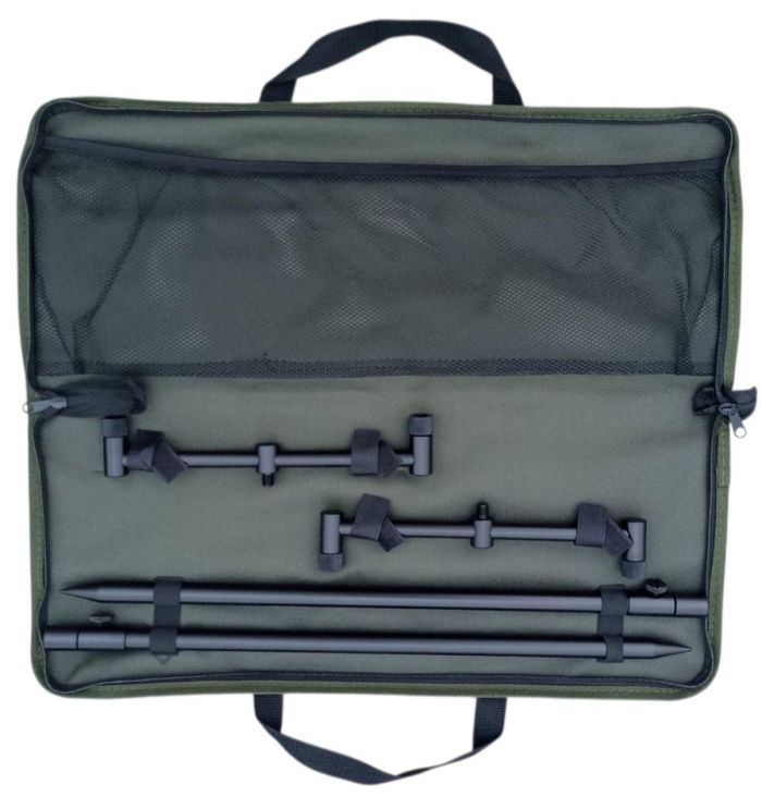 Стійки з буз барами на 2 вудлища Boya By чорні в чохлі