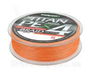 Шнур 0.18 мм 100 м 13.2 кг Kalipso Titan PE x 4 Orange